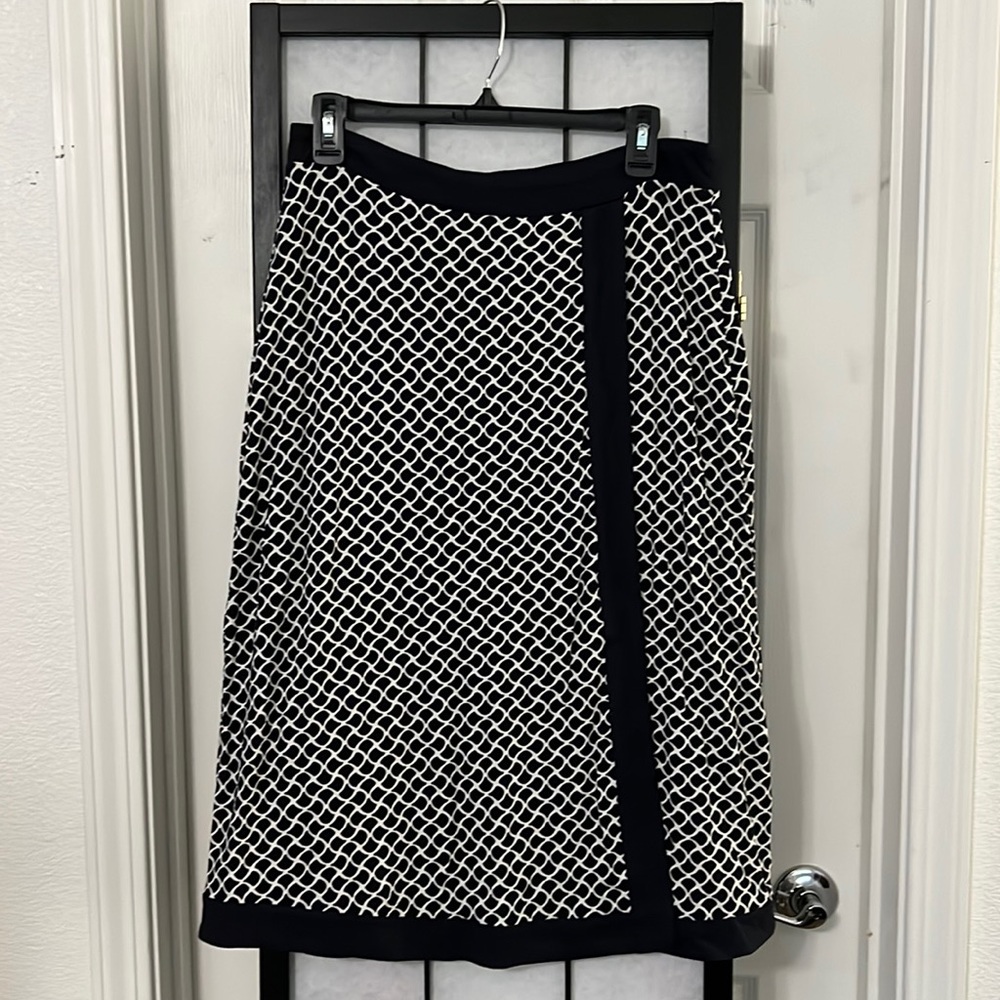 Wrap midi skirt